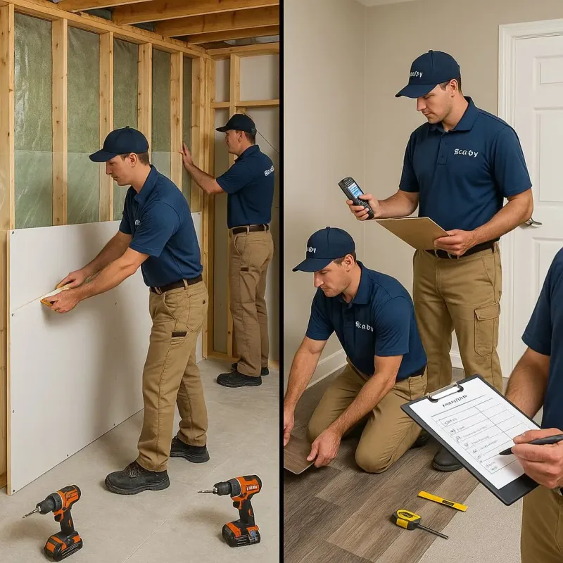 Repairs and Reconstruction process in Rand, WV